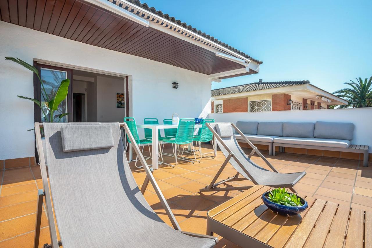 Beach House Cambrils Apartamento En Primera Linea De Playa Exterior foto