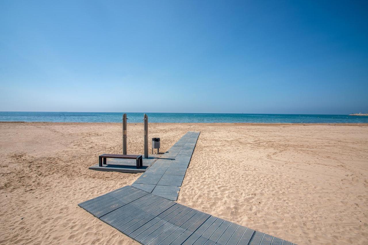 Beach House Cambrils Apartamento En Primera Linea De Playa Exterior foto